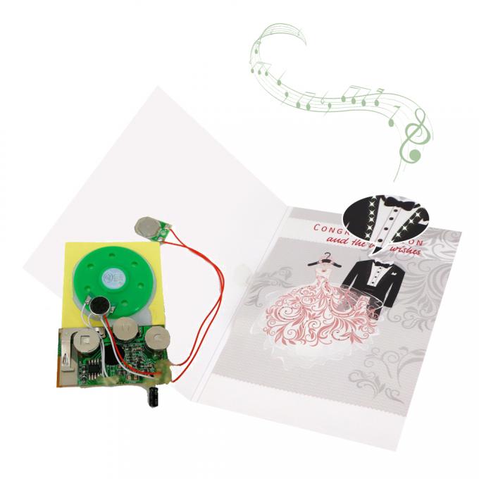 Musical Recordable Sound Module For DIY Greeting Card OEM CE Certificate 4