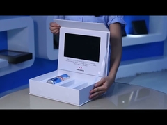 Large Battery LCD Video Brochures , 10.1 Inch LCD Video Greeting Cards Blank OEM