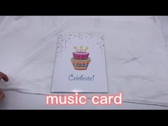 3D music greeting card