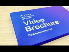 7 inch hard cover video brochure