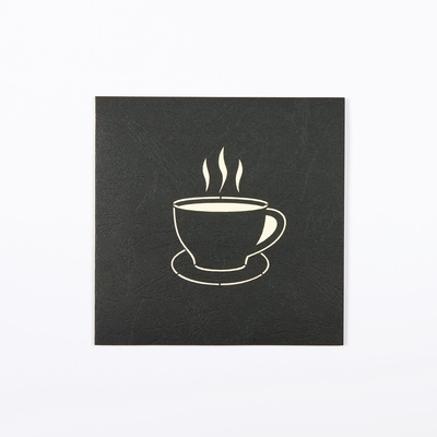 Coffee Cup 3D Pop Up Greeting Card With White Envelope 148×210mm Size ODM