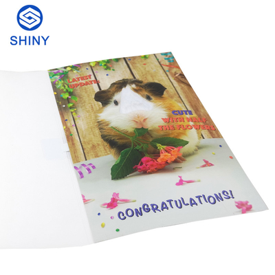 Creative Design Blank Greeting Cards Acrylic For Festival Wedding Invitations