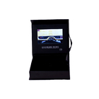 Black 7 Inch LCD Video Gift Box For Jewelry Ring 4GB Memory UV printing
