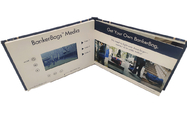Multipages 7 Inch Promotional Video Book For Marketing 1GB Memory OEM Digital Printing