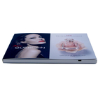CMYK printing Soft Cover LCD Video Brochure LCD Book Video Folder for Business Gifts