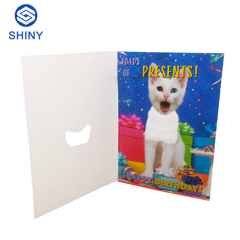 Recordable Greeting Cards Insert Sound Chip With Custom Song