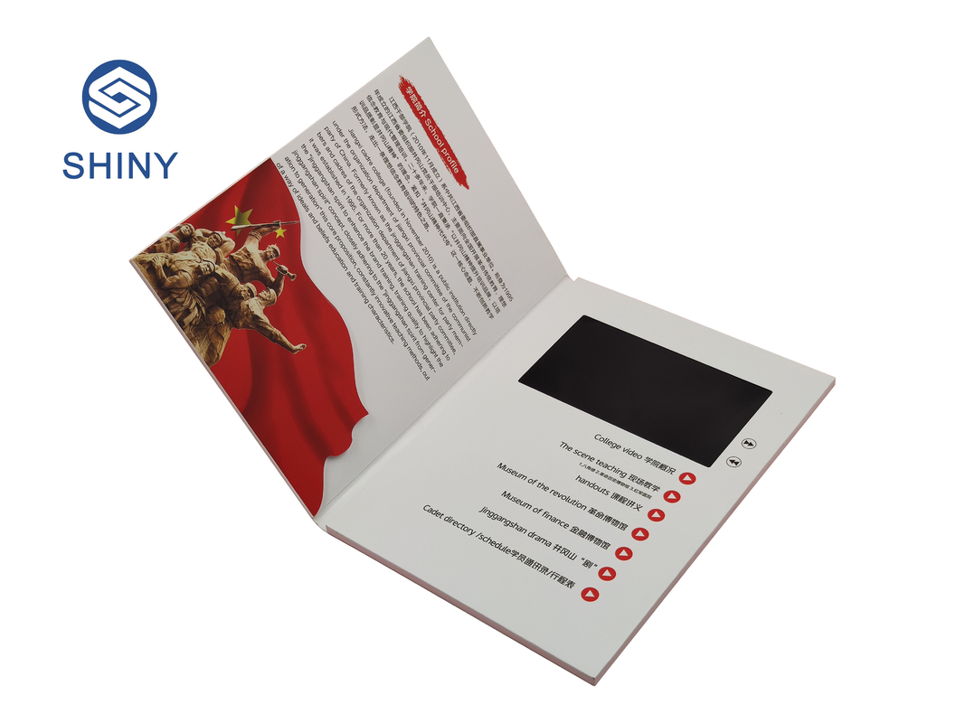 7 Inch Lcd Video Brochure Card Digital With Lcd Screen