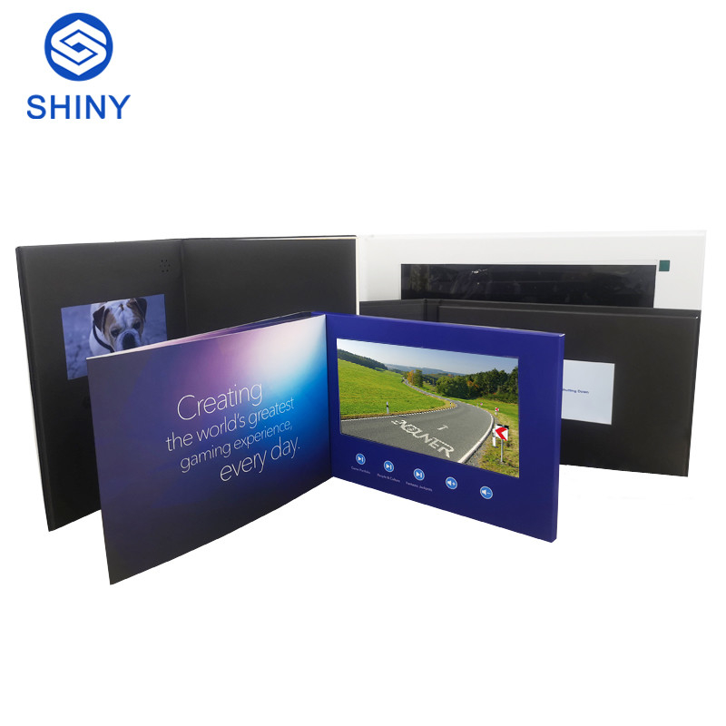 2.4 Inch LCD Display Blank Video Name Business Card For Real Estate Gift Market