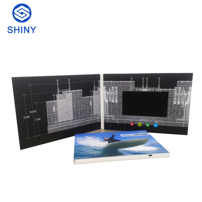 Customeized 5 inch Lcd Greeting Card For Invitation