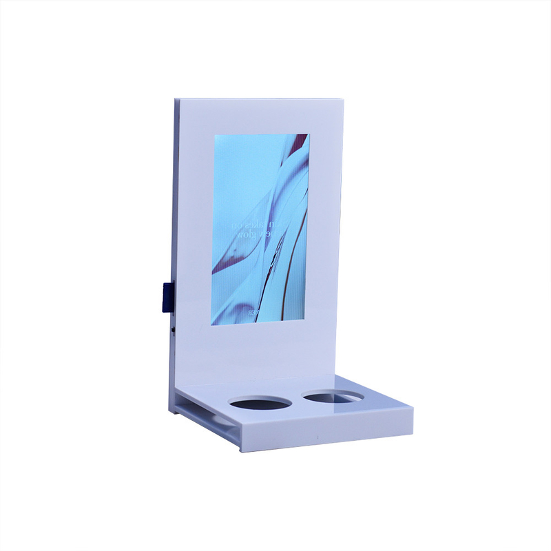 Acrylic 7" Video POS Display For Store 15.3×28.3×12cm size CE certificate