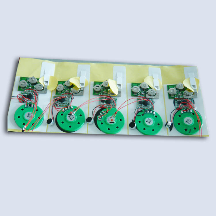 PCB Recordable Push Button Sound Module For Musical Card ODM ROHS