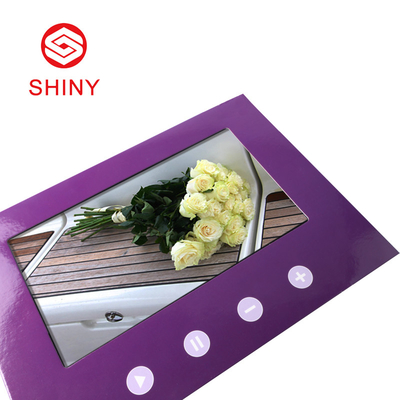 7 inch Invitation Lcd Screen Greeting Card 1500Amh 1024*600P