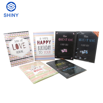 Custom Blank Music Personalized Greeting Card CMYK Printing