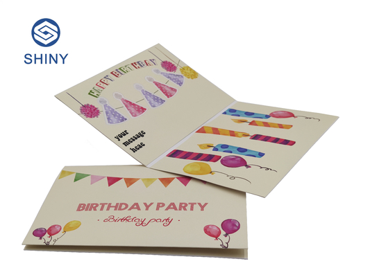 OEM ODM Recordable Greeting Cards Thank You For Birthday Christmas