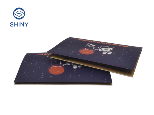 CMYK 4C Musical Recordable Greeting Cards With Customize Sound