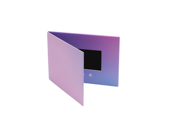 Customized 4.3 inch LCD Video Book with Video in Print Technology for Business Promotion