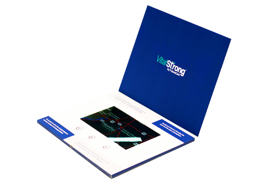Electronic digital video folder brochure in printing with LCD Screen