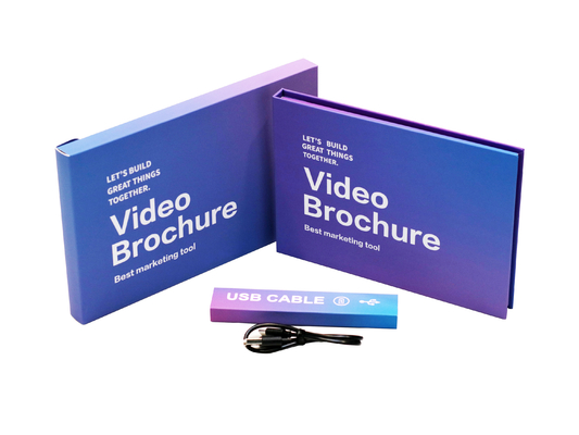 Jakość 7-calowy IPS Video Book Broszura Wideo Chińska Własnoręcznie Zrobiona Karta Wideo Mp4 fabryka