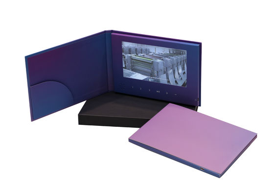 Quality 7 Inch LCD Media Player Brand Video Mailer Invitation Card For Business Marketing factory