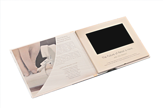 Qualität Multipages 7 Zoll-Werbespot-Buch für das Vermarkten von Drucken Gedächtnis 1GB Soems Digital Fabrik