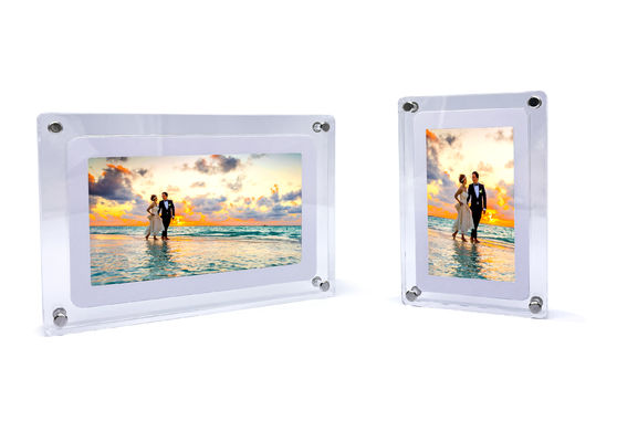 qualità White Arcylic Internet Cloud Digital Photo Frame per eventi aziendali Fabbrica