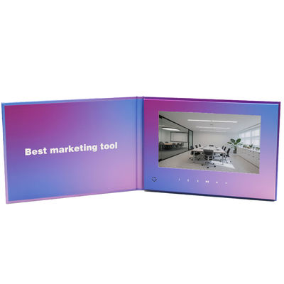 คุณภาพ 10.1 นิ้ว LCD Video Brochure Card พร้อมความจํา 128MB-32GB โรงงาน