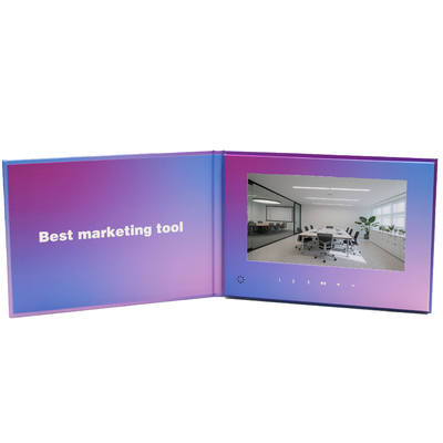 Phẩm chất Thiệp video quảng cáo LCD 10.1 inch với bộ nhớ 128MB-32GB nhà máy