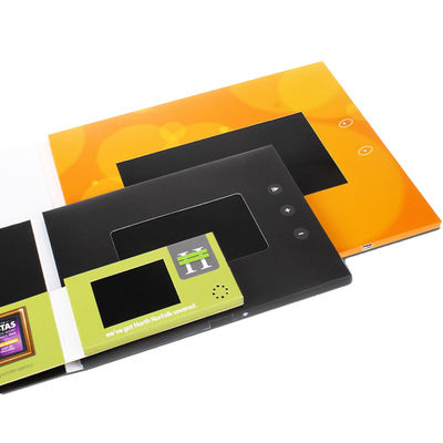 Quality Art Collectible LCD Video Book with 600Amh-6000Amh Battry Capacity and Customized 128MB-16GB Flash factory