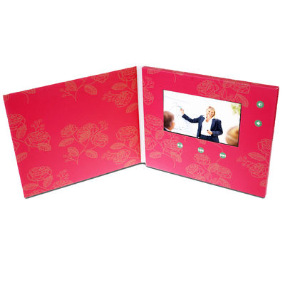 Quality Region LCD Video Brochure Card with CMYK Printing and 128MB-32GB Memory Capacity factory