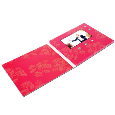 qualité Customized A5 Video Mailer Card with 4:3 Ratio and 2 Hours Battery Life for Effortless Video Upload Usine
