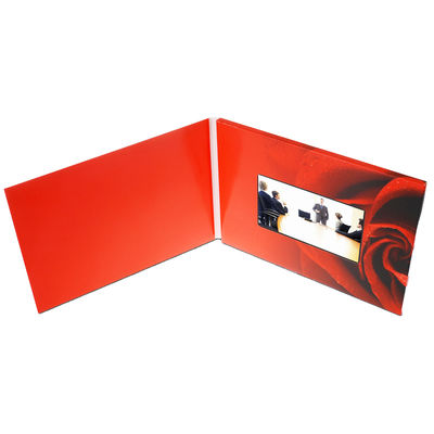 Kualitas Customized Video Mailer Card with 350gsm Coated Paper and Built-in Speaker for Personalized Greetings in China pabrik