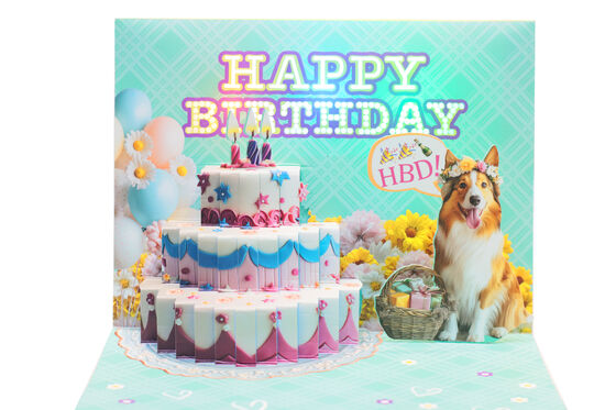 Quality Recordable Greeting Cards with Any Language Support On/Off Switch or Automatic and User-Recorded Message for Personalized Audio Cards factory