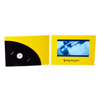 Quality LCD Video Business Card with HD Super TFT LCD Display 16:10 Ratio and Built-in Speaker for Professional Networking factory