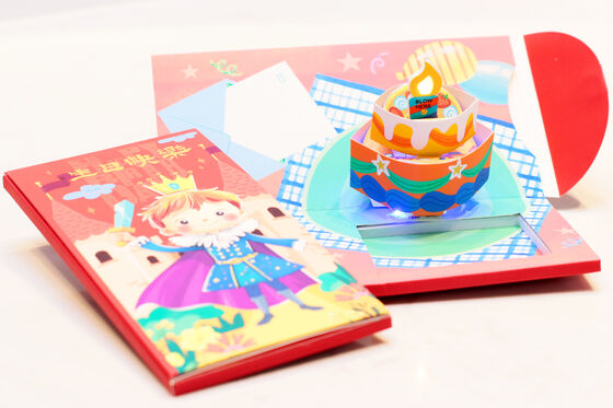 Quality Sturdy Construction 3D Greeting Card Artificial Style Pop-up Structure Ideal For Corporate Marketing Invitations And Seasonal Greetings factory