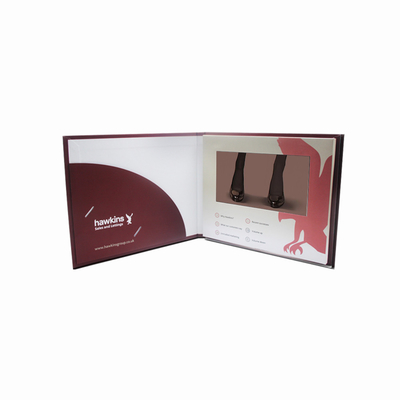 7inch TFT Panel Video Brochure Business Card With LCD Screen