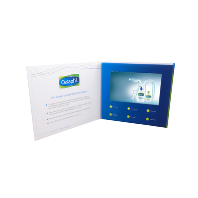 7inch USB LCD Video Brochure Card light operated For Advertising