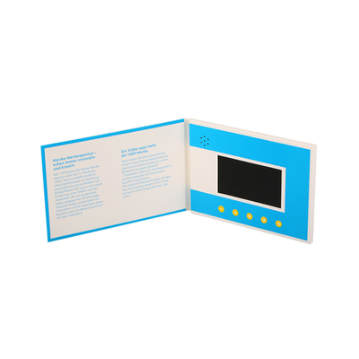 4.3 inch display video brochure A5 presentation folder video business card digital