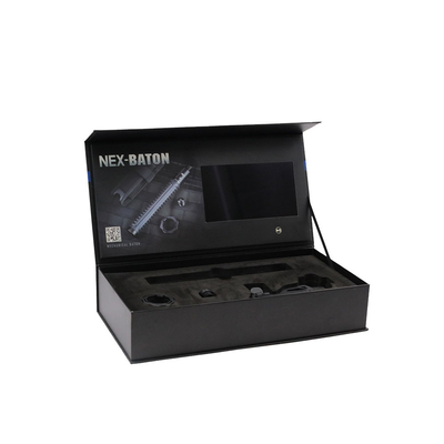 ODM LCD Video Box Gift , 7 Inch Video Presentation Box digital printing ROHS Certificate