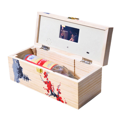 Magnetic LCD Screen Gift Box OEM Autoplay with rechargeable battery