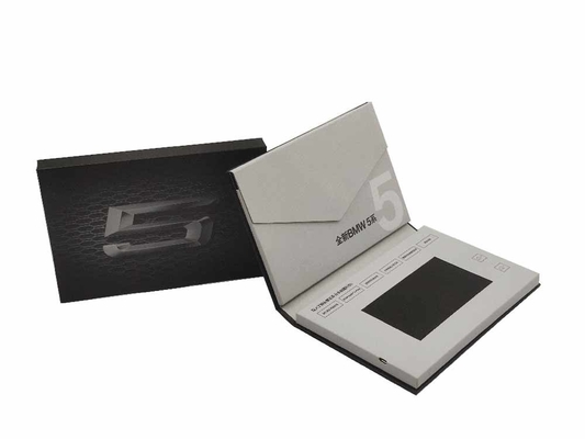 TFT USB LCD Video Folder , 7 Inch Digital Brochure With Video 480×272 Resolution