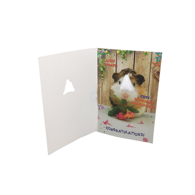 Thank You Sound Greeting Cards For Birthday Paper PCB Boards Material ODM OEM
