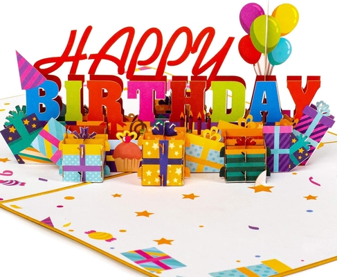 OEM 3D Pop Up Greeting Card ODM for 18th Birthday Invitation