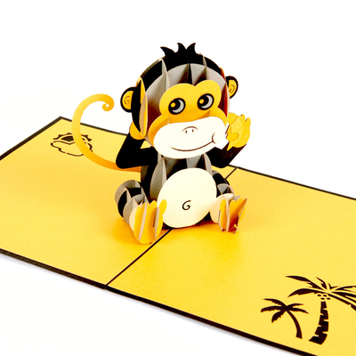 ODM Artificial 3D Greeting Cards For Birthday CE ROHS FCC Certificates